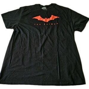 Batman The Animated Series Roof Top Comics Adult T Shirt Size 2XL Black Red Logo